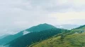 The picturesque landscape on the foggy background 4k or 4k+ Resolution