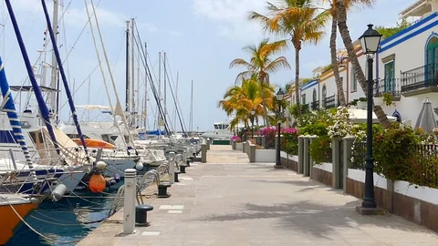 Picturesque Marina Stock Footage 115056463