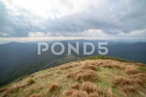 The picturesque mountain landscape Stock Photos