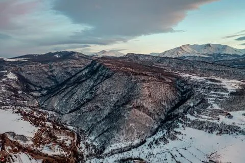 Picturesque panoramic viewpoint on the Dsegh Stock Photos