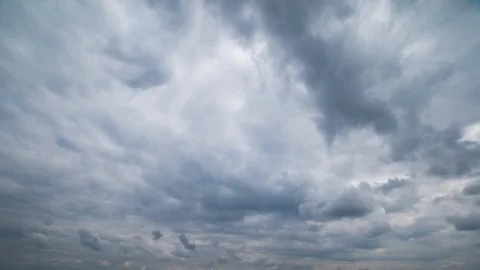 The picturesque rainy cloud stream. time lapse Stock Footage 112595544