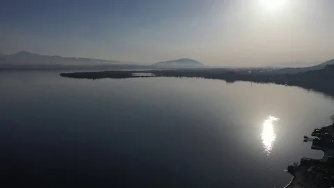 The picturesque shore of Lake Sevan in Armenia. Stock Footage 126313707