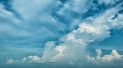Picturesque sky with clouds. timelapse Stock Footage 40498629