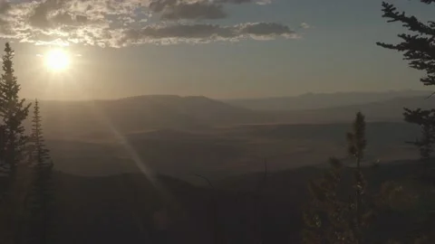 Picturesque sunset Stock Footage 166709889