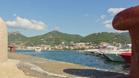 The picturesque view from the bay. Stock Footage 93750029