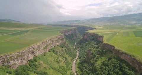 Picturesque View on Canyon Stock Footage 89962017