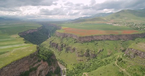 Picturesque View on Canyon Stock Footage 89962380