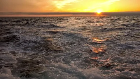 Picturesque View Of Sea Waves Stock Footage