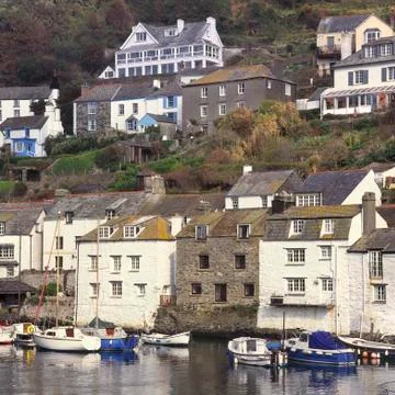 Picuresque Cornwall - Polperro Stock Photos