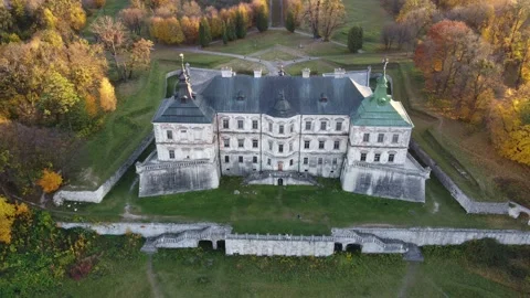 Pidhirtsi Palace Stock Footage 163767809