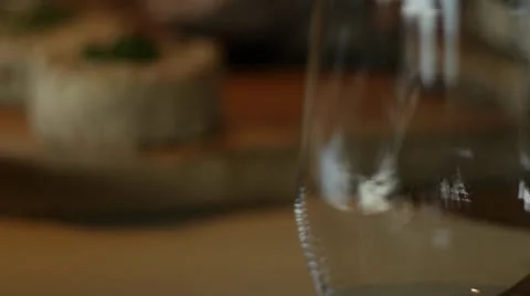 The pie and bread on plate, close up Stock Footage 12752371