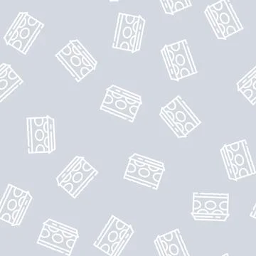 Pie cake dessert line vector seamless pattern 스톡 일러스트