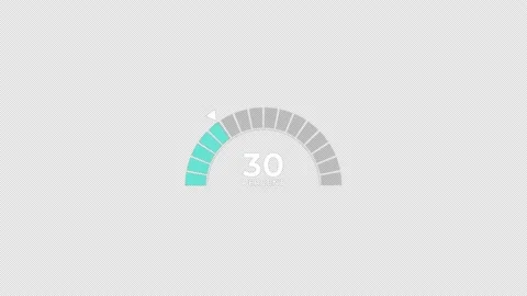 Pie Chart 0 to 30% Percentage Infographics Loading Circle Ring or Transfer,.. Stock Footage 235747491