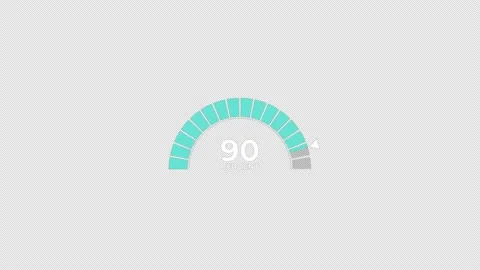 Pie Chart 0 to 95% Percentage Infographics Loading Circle Ring or Transfer,.. Stock-Footage 235747722