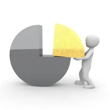 Pie chart 13 Stock Illustration