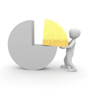 Pie chart 14 Stock Illustration