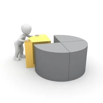 Pie chart 8 Stock Illustration