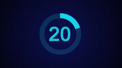 Pie chart animated video with 15 percent element white background Stock Footage 317491170