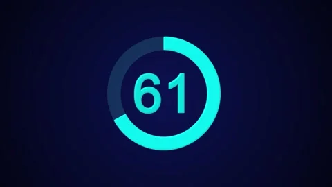 Pie chart animated video with 70 percent element white background . Stock Footage 317491042
