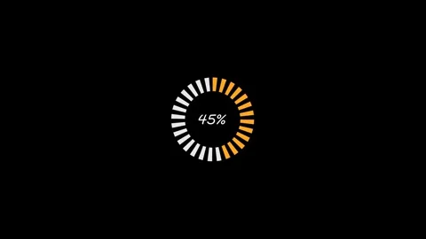 Pie Chart Animation for Statistics Report Stock Footage 316713181