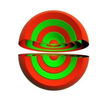 Pie Chart Business Pie Chart On White Background. 3d Render. Copyright: xZ... Stock Photos