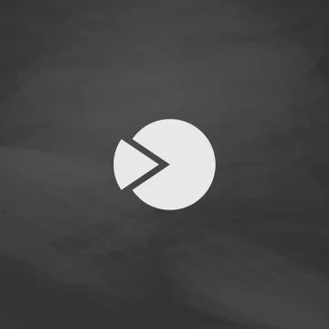 Pie chart computer symbol イラスト素材