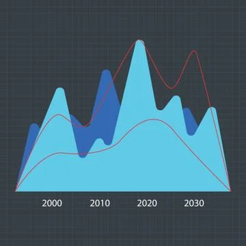 Pie Chart Flat Sign Design Concept Stock Illustration