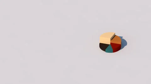 Pie chart 库存影片 34790395
