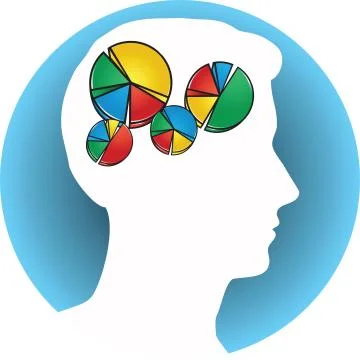 Pie chart gear 스톡 일러스트