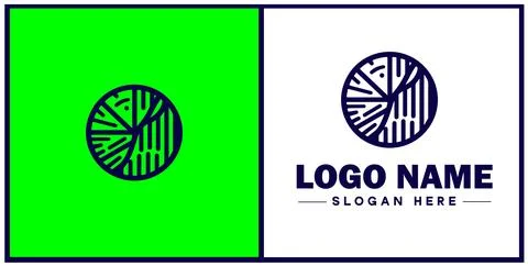 Pie chart icon Circle graph Sector chart Pie graph flat logo sign symbol ed.. Stock Illustration