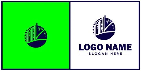 Pie chart icon Circle graph Sector chart Pie graph flat logo sign symbol ed.. Stock Illustration