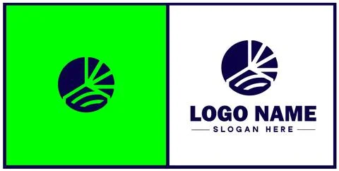 Pie chart icon Circle graph Sector chart Pie graph flat logo sign symbol ed.. Illustrazione stock