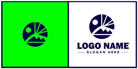 Pie chart icon Circle graph Sector chart Pie graph flat logo sign symbol ed.. Illustrazione stock