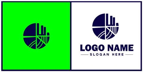 Pie chart icon Circle graph Sector chart Pie graph flat logo sign symbol ed.. Stock Illustration