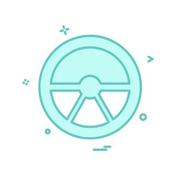 Pie chart icon design vector Stock Illustration