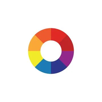 Pie chart icon flat vector illustration. Stock Illustration