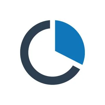 Pie Chart Icon Stock Illustration