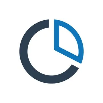 Pie Chart Icon Stock Illustration