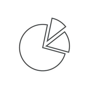 Pie chart icon Stock Illustration