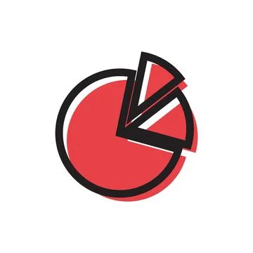 Pie chart icon Stock Illustration