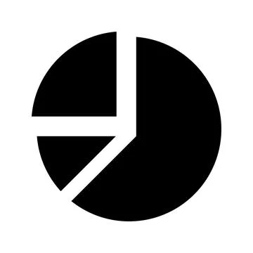 Pie Chart icon. Stock Illustration