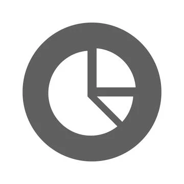 Pie Chart icon. Stock Illustration