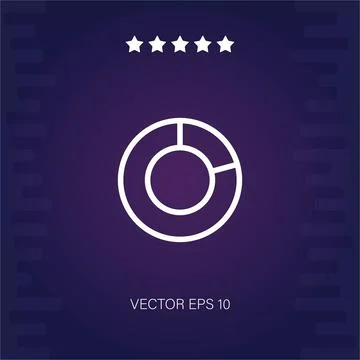 Pie chart  icon Stock Illustration