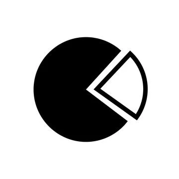 Pie chart icon Stock Illustration