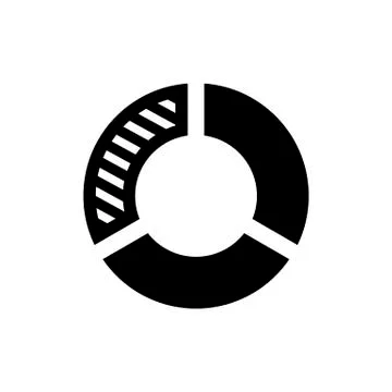 Pie chart icon. Infographic symbol. Stock-Illustration