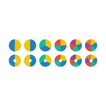 Pie chart icon vector graph diagram symbol for big data analytics reports 스톡 일러스트