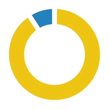 Pie chart icon vector graph diagram symbol for big data analytics reports 스톡 일러스트