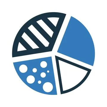 Pie chart icon / vector graphics Stock Illustration