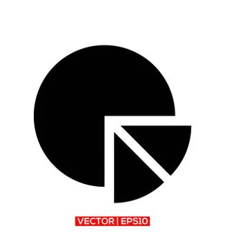Pie Chart Icon Vector Illustration Stock Illustration