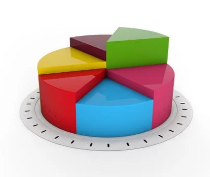 Pie Chart Stock Illustration